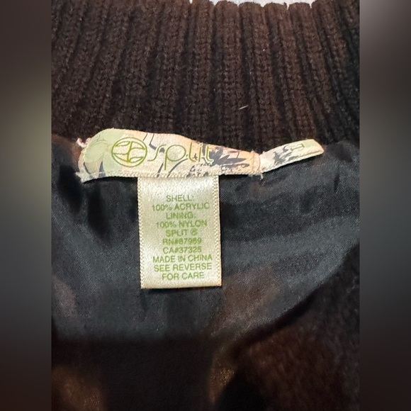 Vintage Split Black Bunny fur Coat - Picture 6 of 12